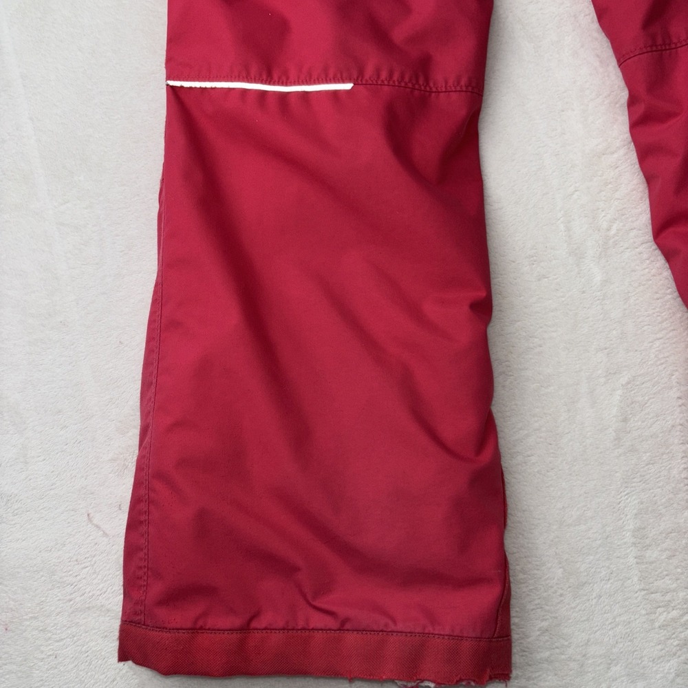 Columbia Girls Pink Size Medium Bin Ski Suit Suspenders Very Worn But No Holes - Picture 9 of 15